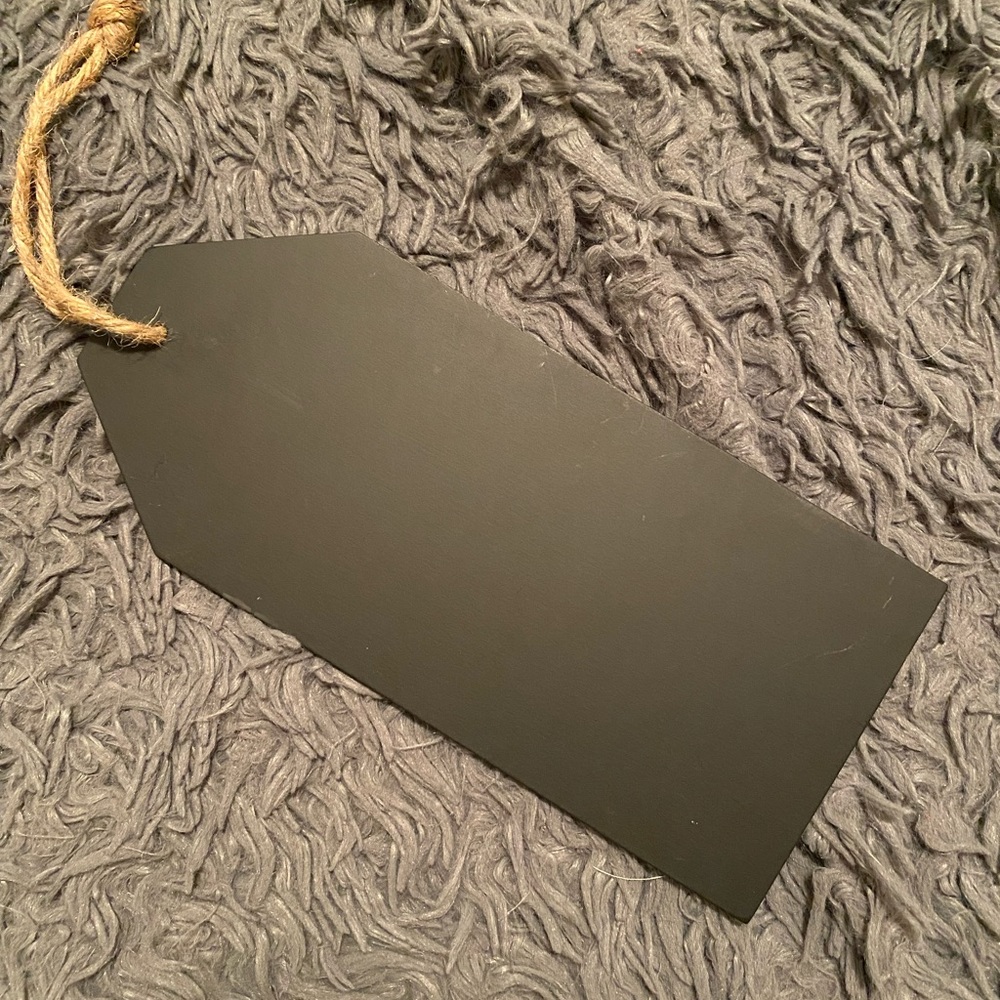 Chalk Board Large Hanging Tag